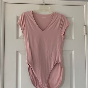 pink bodysuit